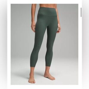 Lululemon Align 25” Ribbed Leggings - Sz 10 - Green
